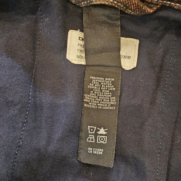 Never Worn! DKNY Bronze Quilted Jean Jacket Front Button With Pockets Medium - Picture 8 of 14